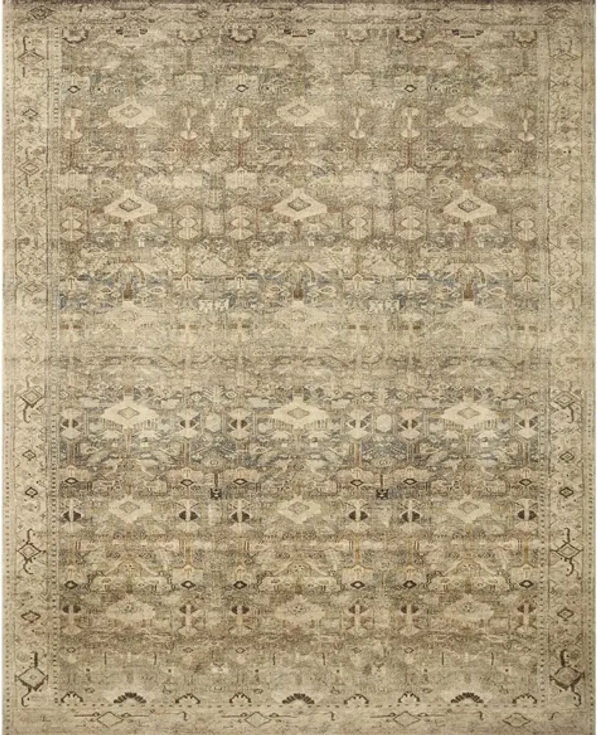 Margot Runner Rug in Antique/Sage by Loloi Rugs