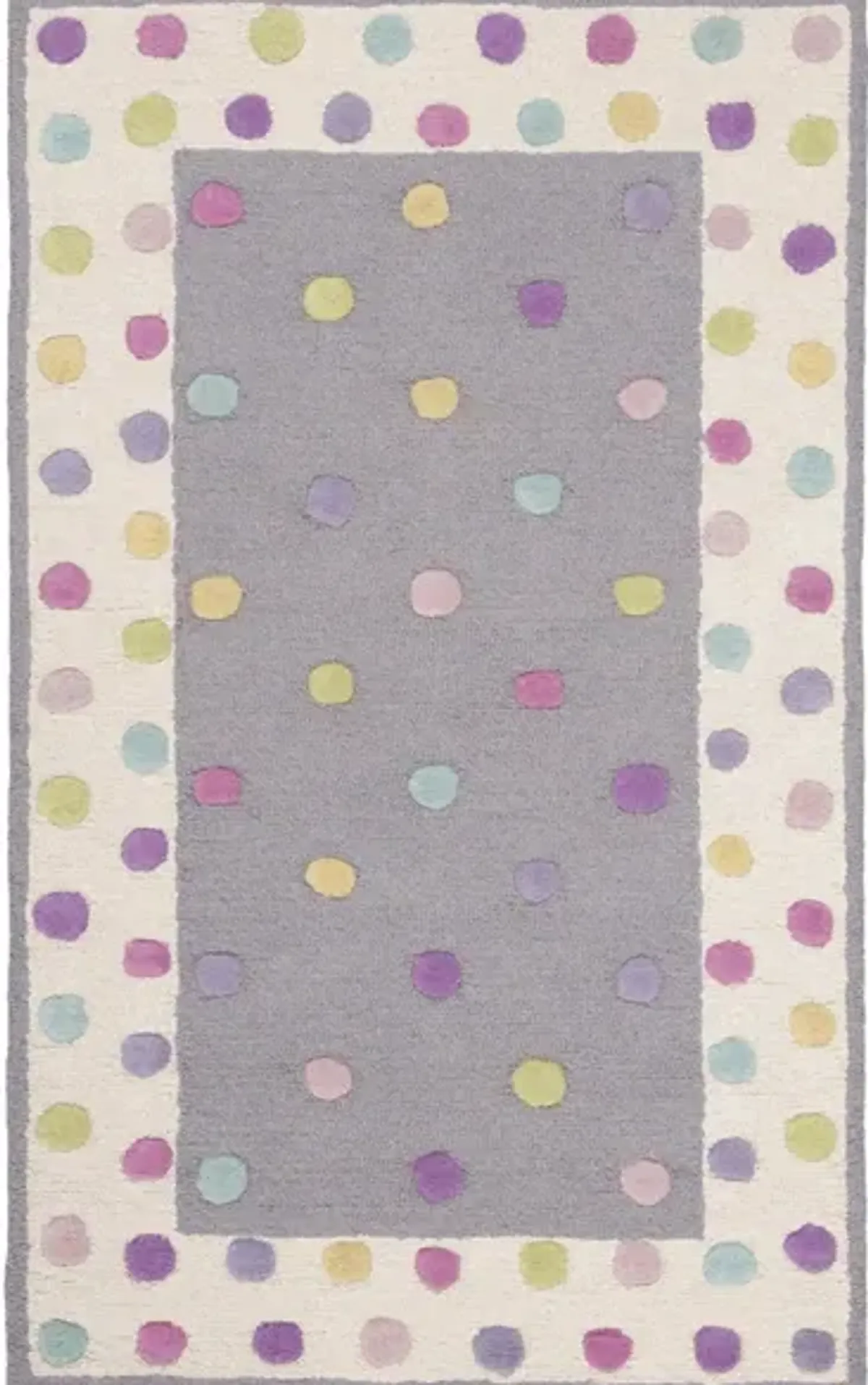 Heidi Kid's Rug in Grey/Multi by Safavieh