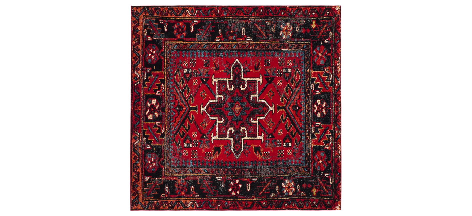 Darius Red Area Rug in Red by Safavieh