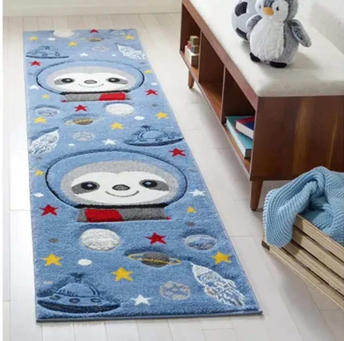 Carousel Sloth Kids Runner Rug