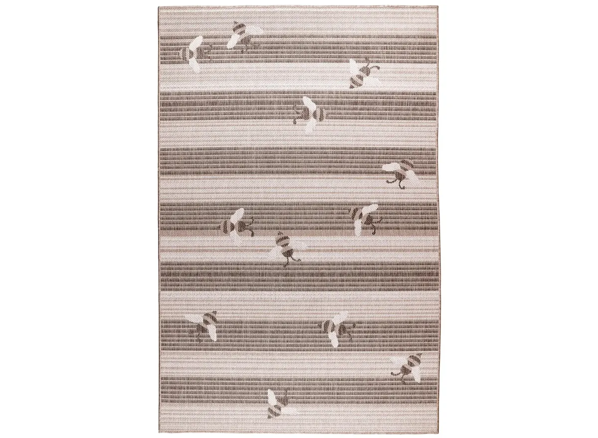 Liora Manne Malibu Sweet Bees Indoor/Outdoor Area Rug