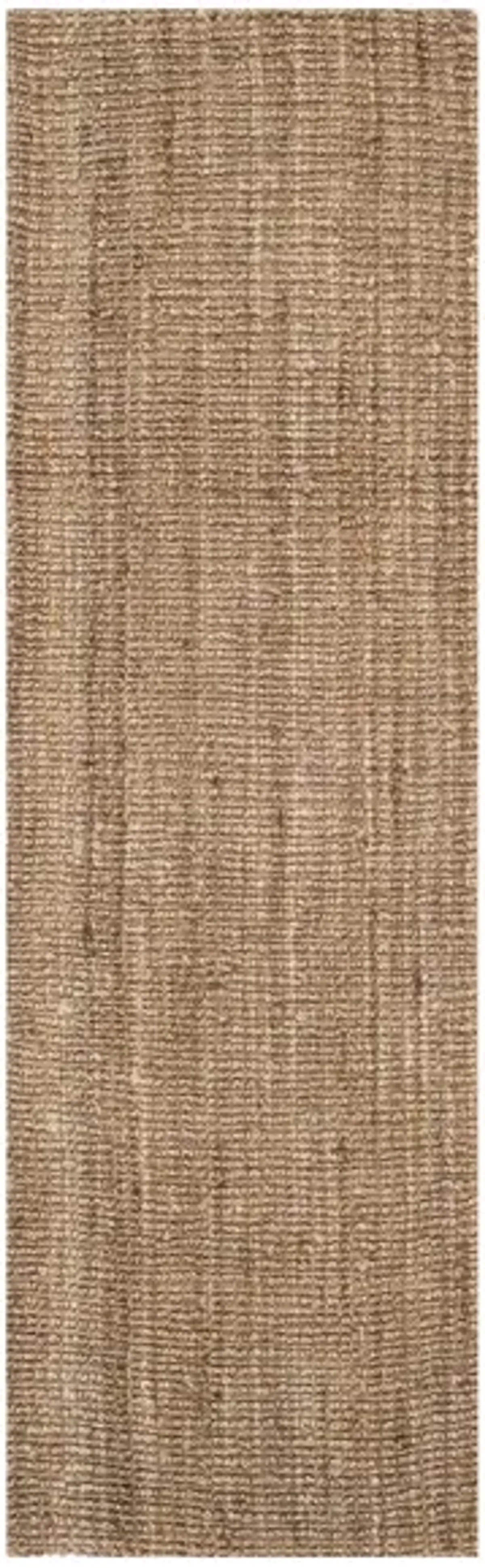 Natural Fiber Runner Rug in Natural/Grey by Safavieh