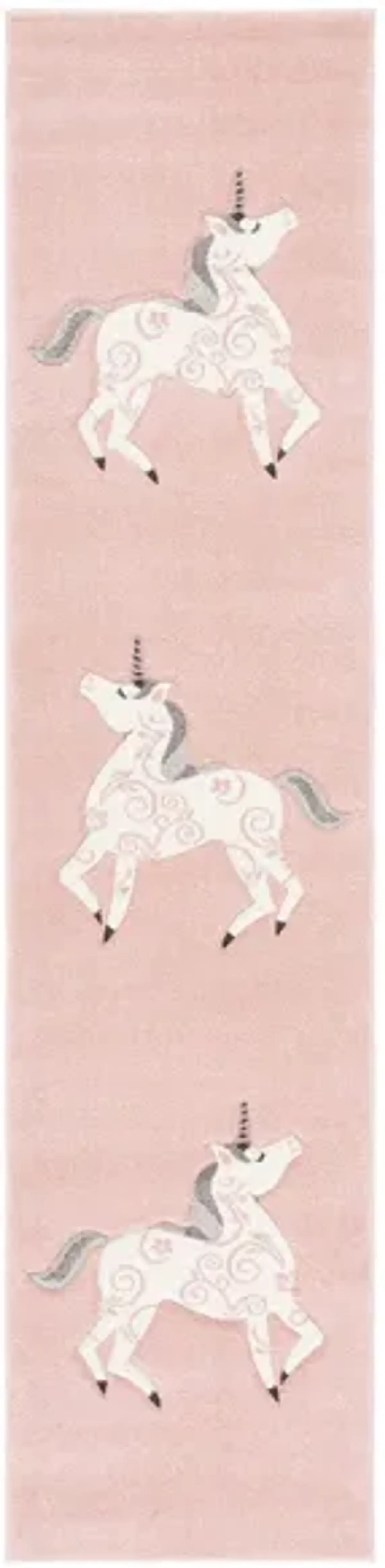 Carousel Unicorn Kids Runner Rug