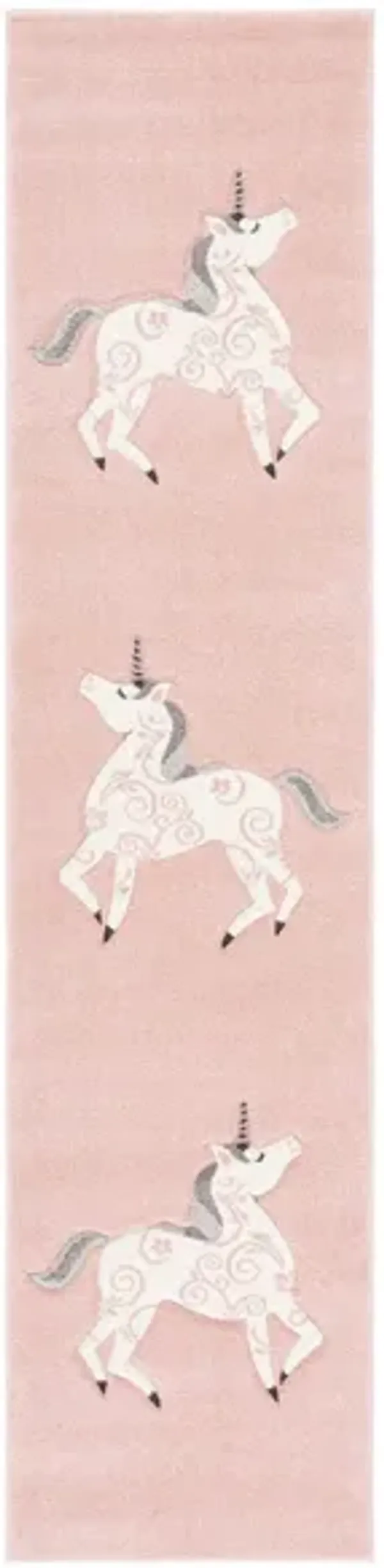 Carousel Unicorn Kids Runner Rug