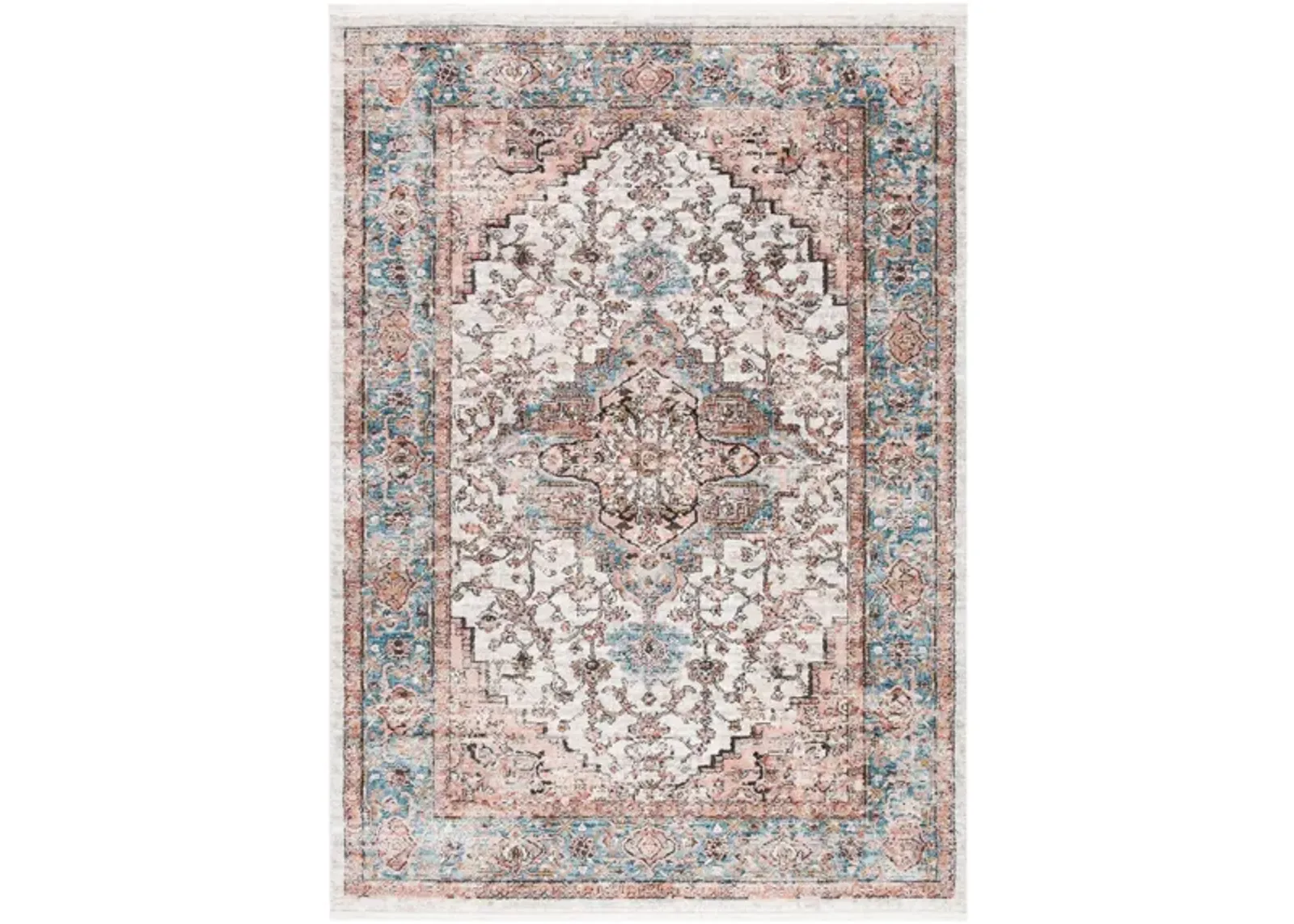 Shivan Area Rug in Gray / Blue by Safavieh