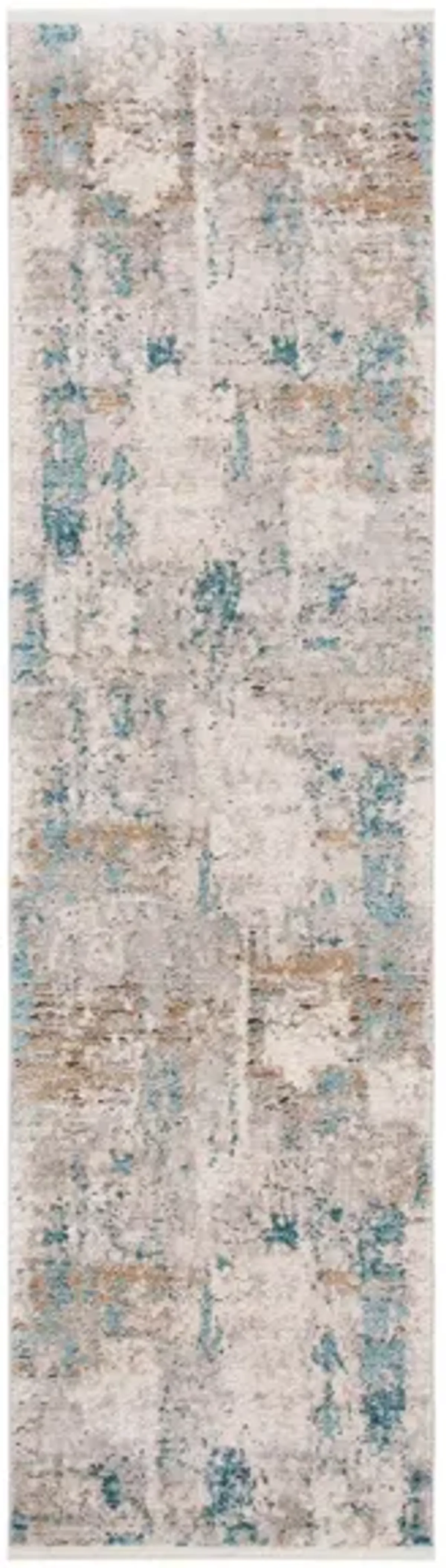 Shivan Runner Rug in Ivory / Gray by Safavieh