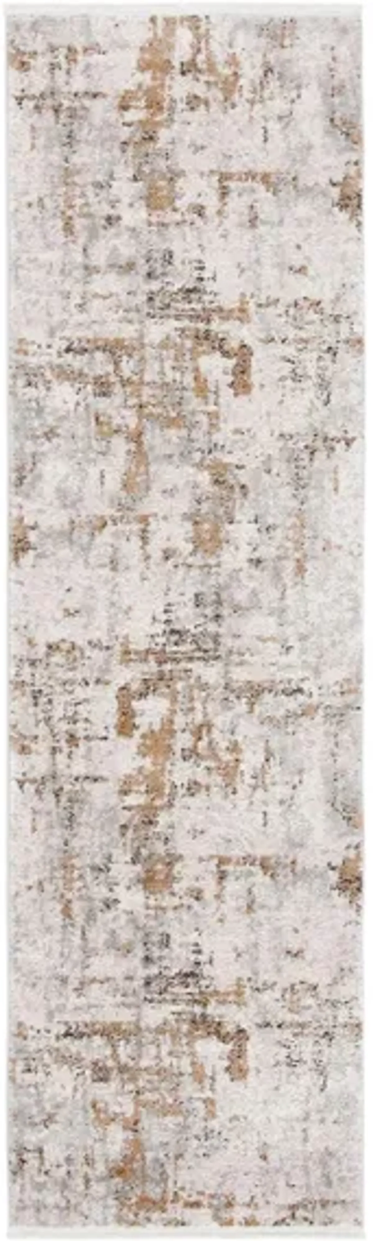 Shivan Runner Rug in Gray / Gold by Safavieh