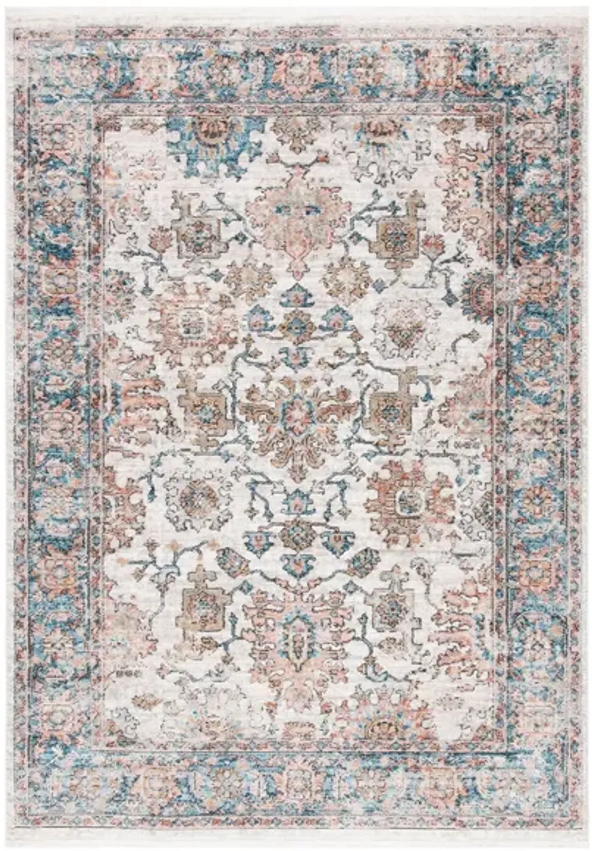 Shivan Area Rug in Gray / Blue by Safavieh