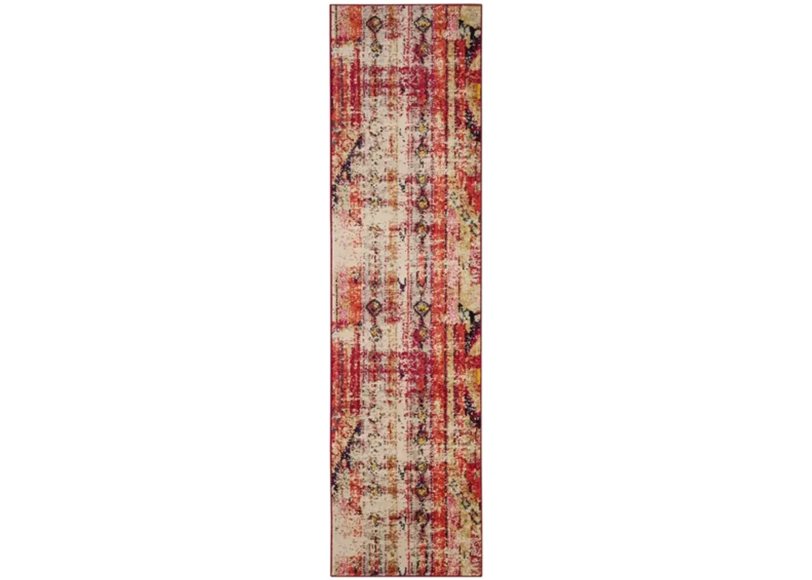 Monaco Runner Rug in Magenta/Multi by Safavieh