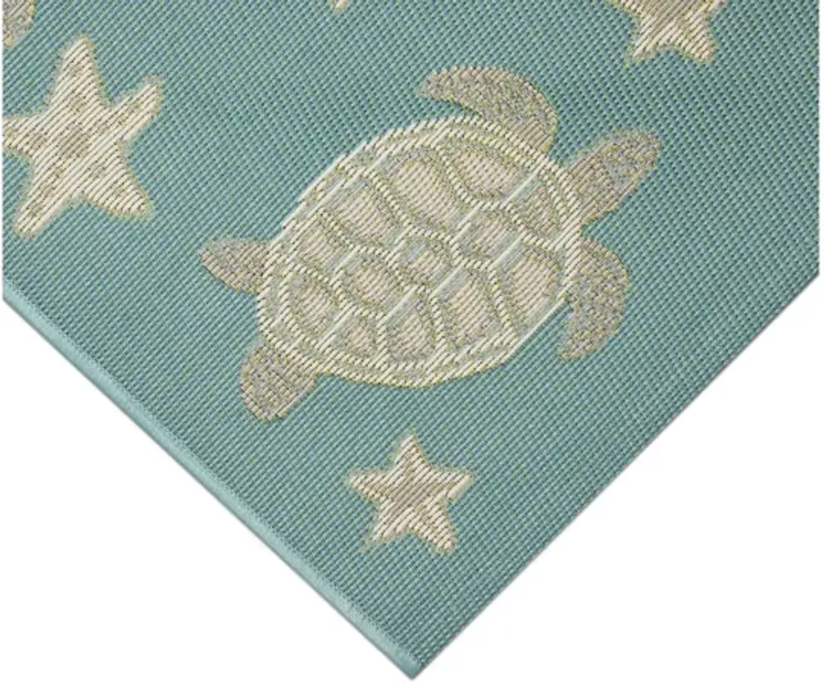 Esencia Turtle And Stars Indoor/Outdoor Mat