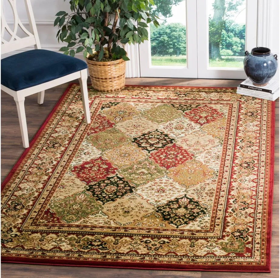 Portsmouth Area Rug in Multi / Red by Safavieh