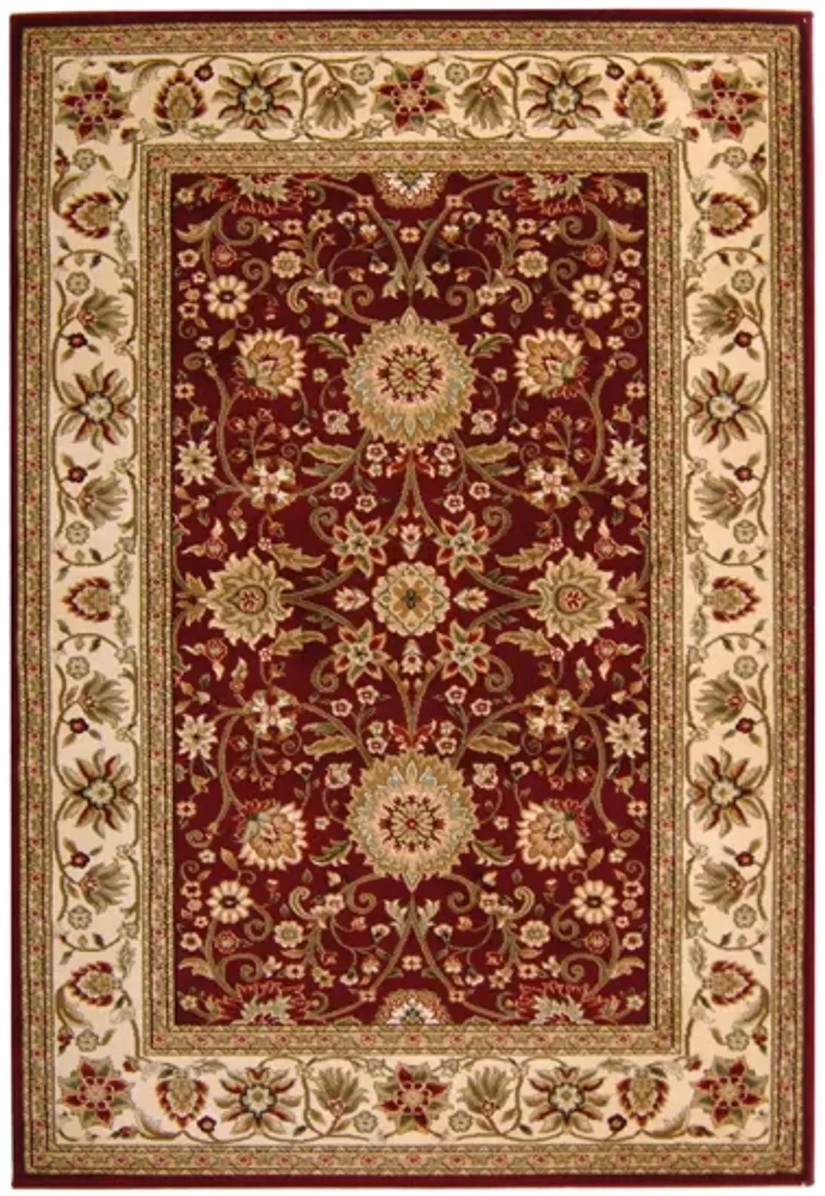 Lyndhurst Area Rug in Red / Ivory by Safavieh