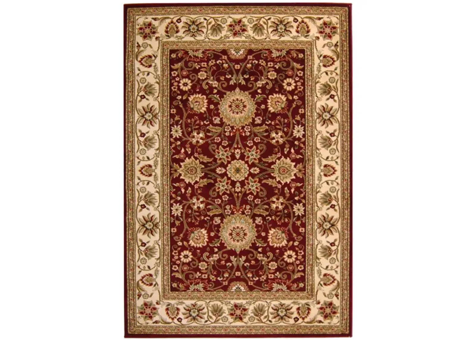 Lyndhurst Area Rug in Red / Ivory by Safavieh