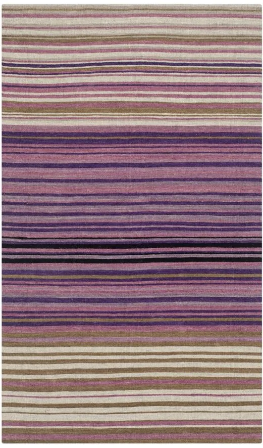 Marbella I Area Rug in White/Lilac by Safavieh