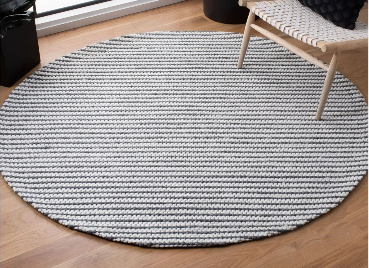 Marbella III Area Rug in Charcoal/Ivory by Safavieh