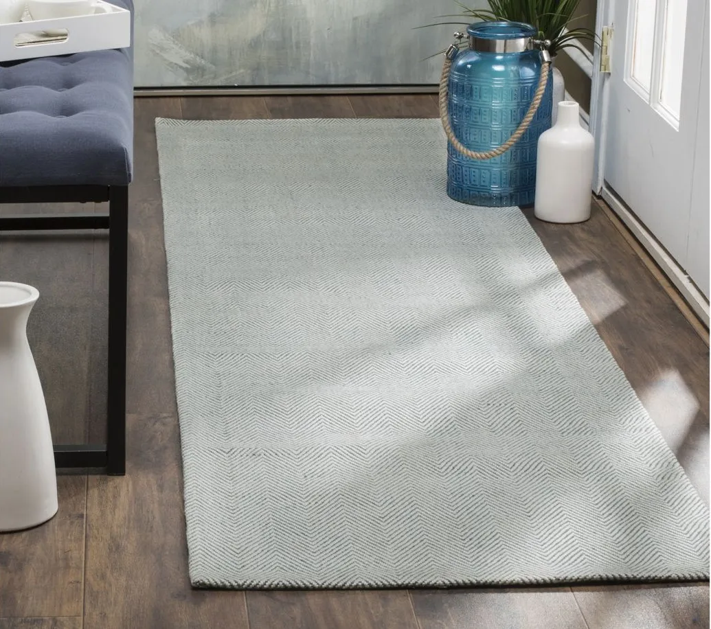 Marbella Runner Rug in Light Blue by Safavieh