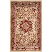 Mercia Area Rug in Ivory / Red by Safavieh