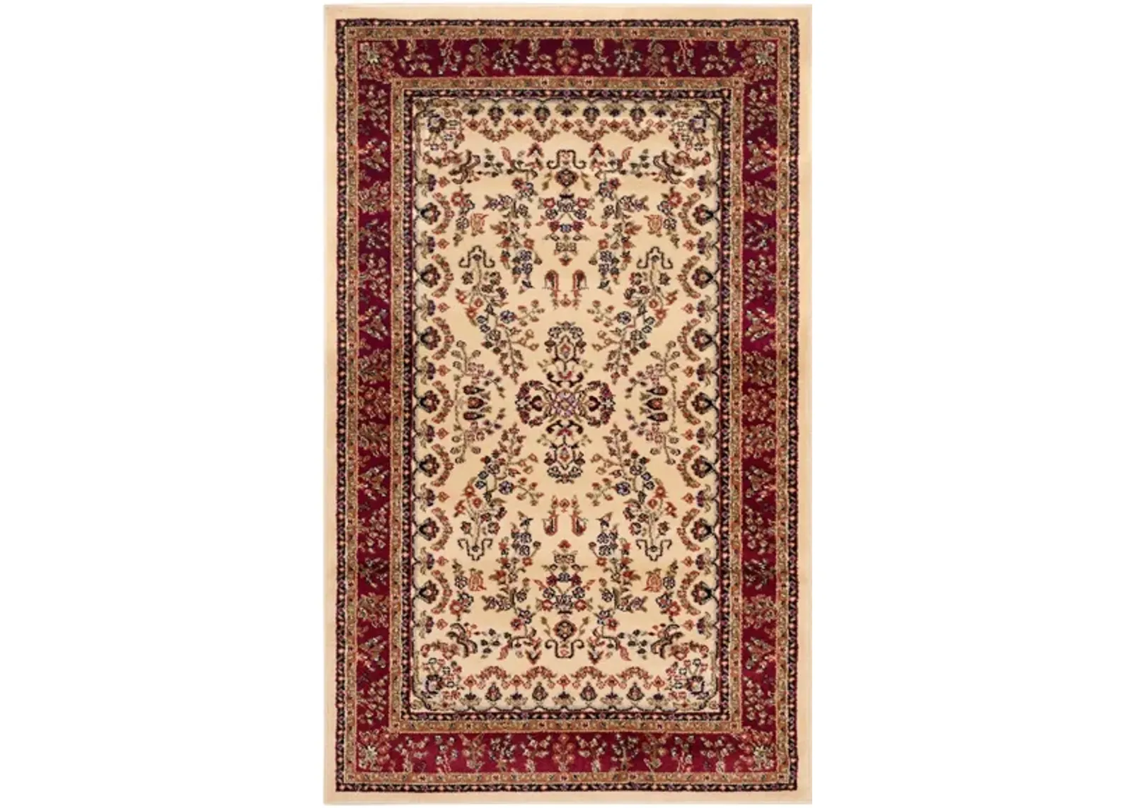 Anglia Area Rug in Ivory / Red by Safavieh