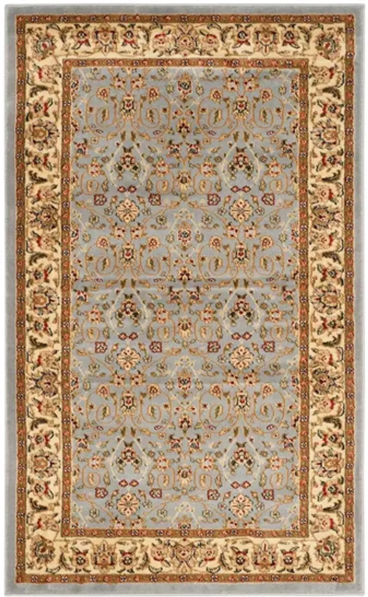 Wimbledon Area Rug in Light Blue / Ivory by Safavieh