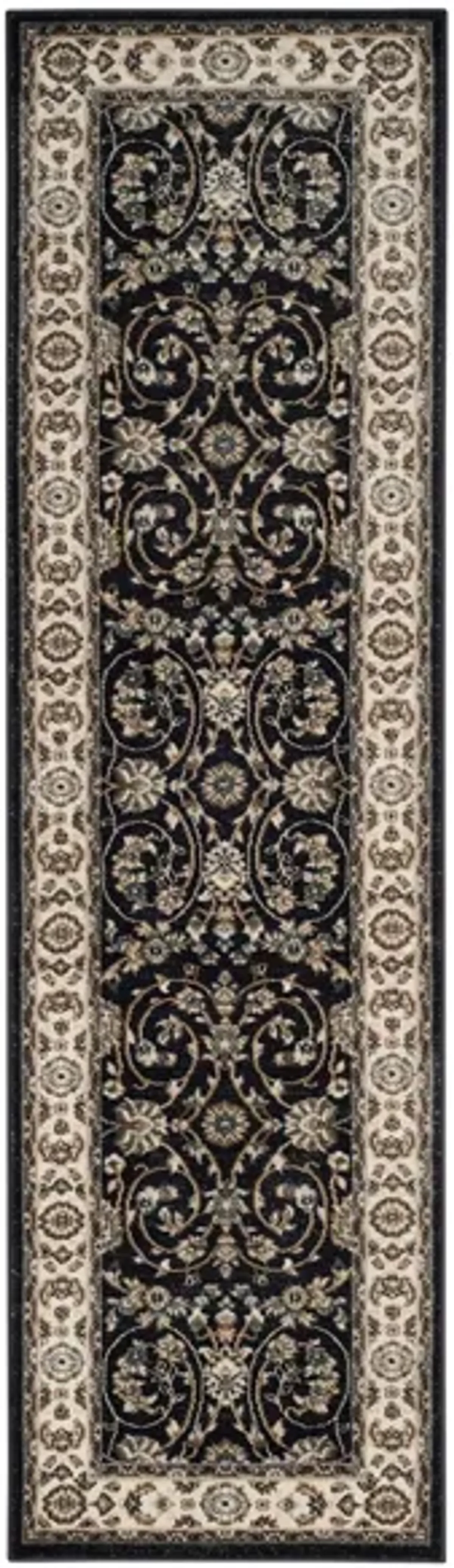 Charnwood Runner Rug in Anthracite / Cream by Safavieh