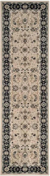 Charnwood Runner Rug in Light Beige / Anthracite by Safavieh