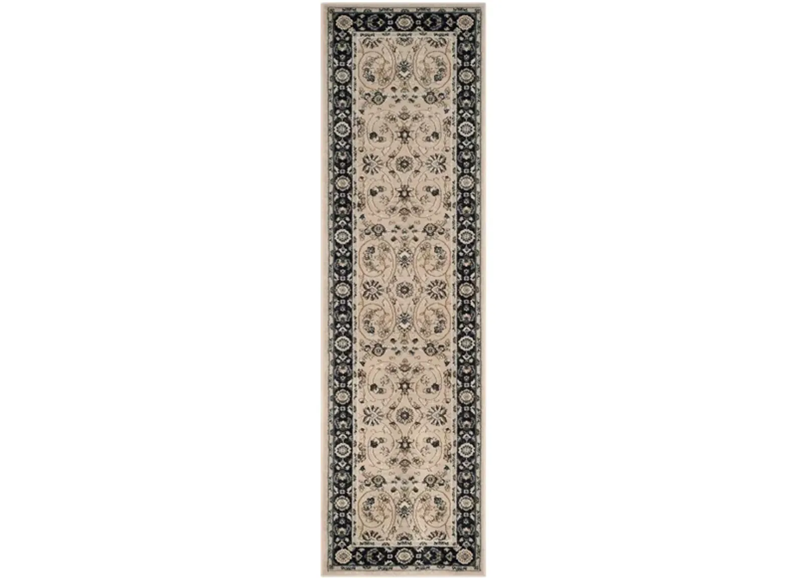 Charnwood Runner Rug in Light Beige / Anthracite by Safavieh