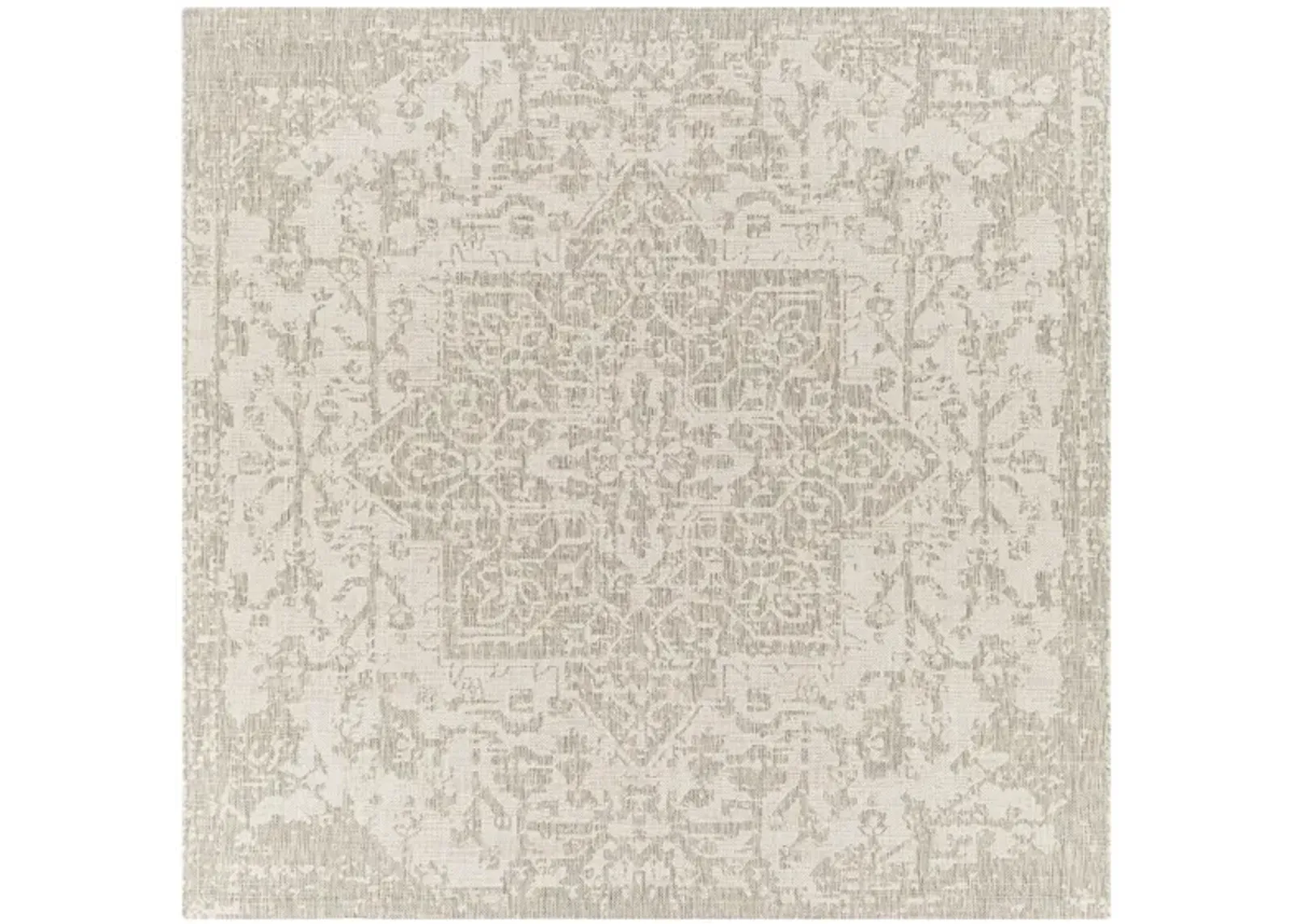 Eagean Cyprus Indoor/Outdoor Area Rug in Gray, Oatmeal, Light Beige by Surya