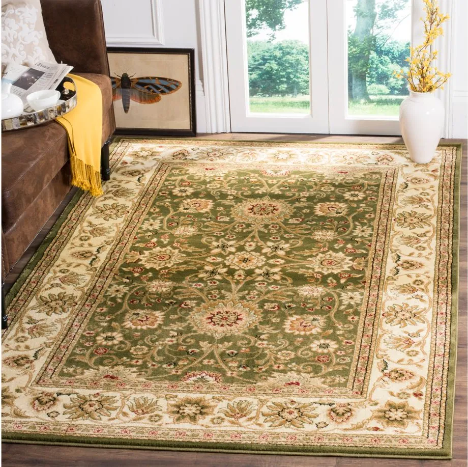 Lyndhurst Area Rug in Sage / Ivory by Safavieh