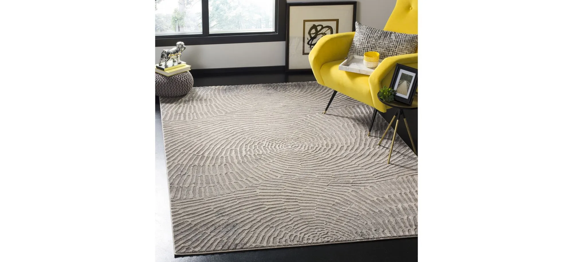 Vartanian Area Rug in Taupe by Safavieh