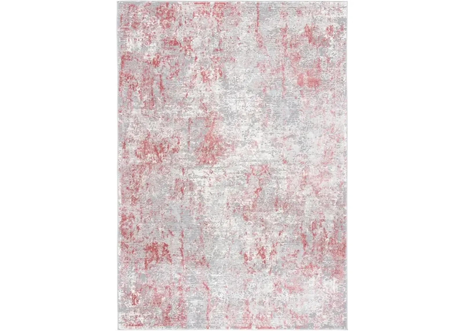 Thompson Area Rug in Gray; Pink by Safavieh