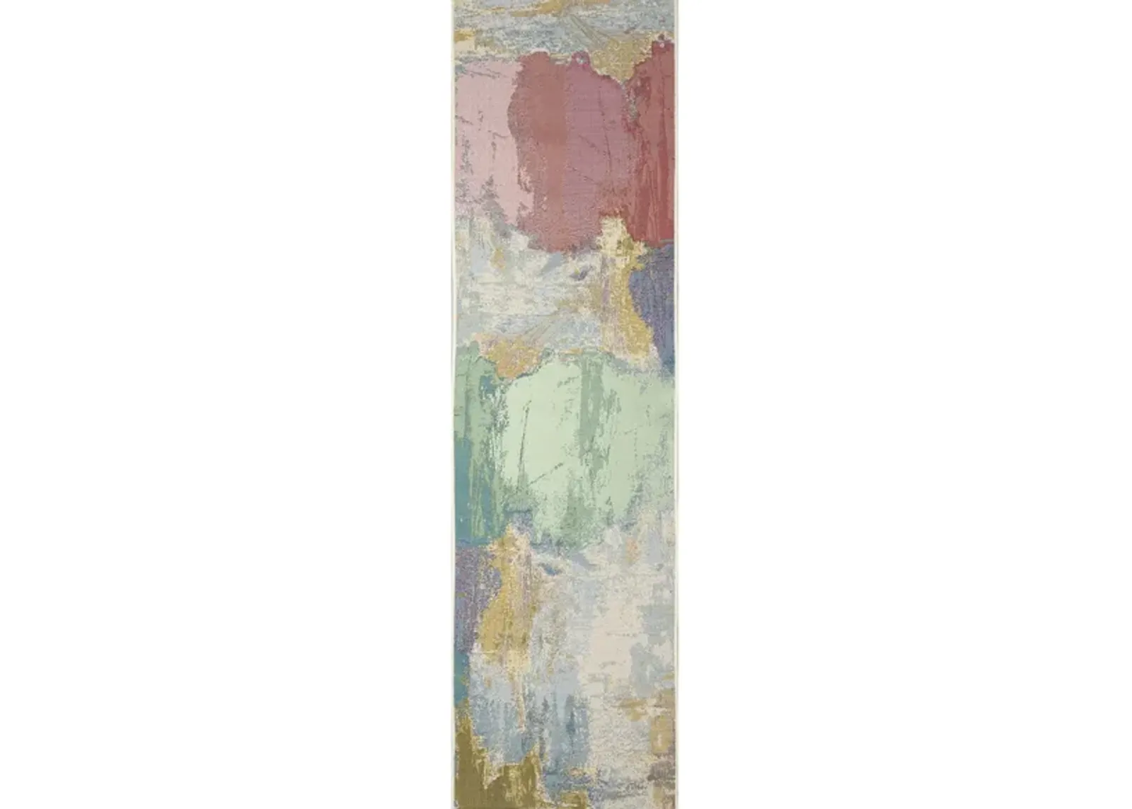 Marina Watercolor Indoor/Outdoor Rug in Pastel by Trans-Ocean Import Co Inc