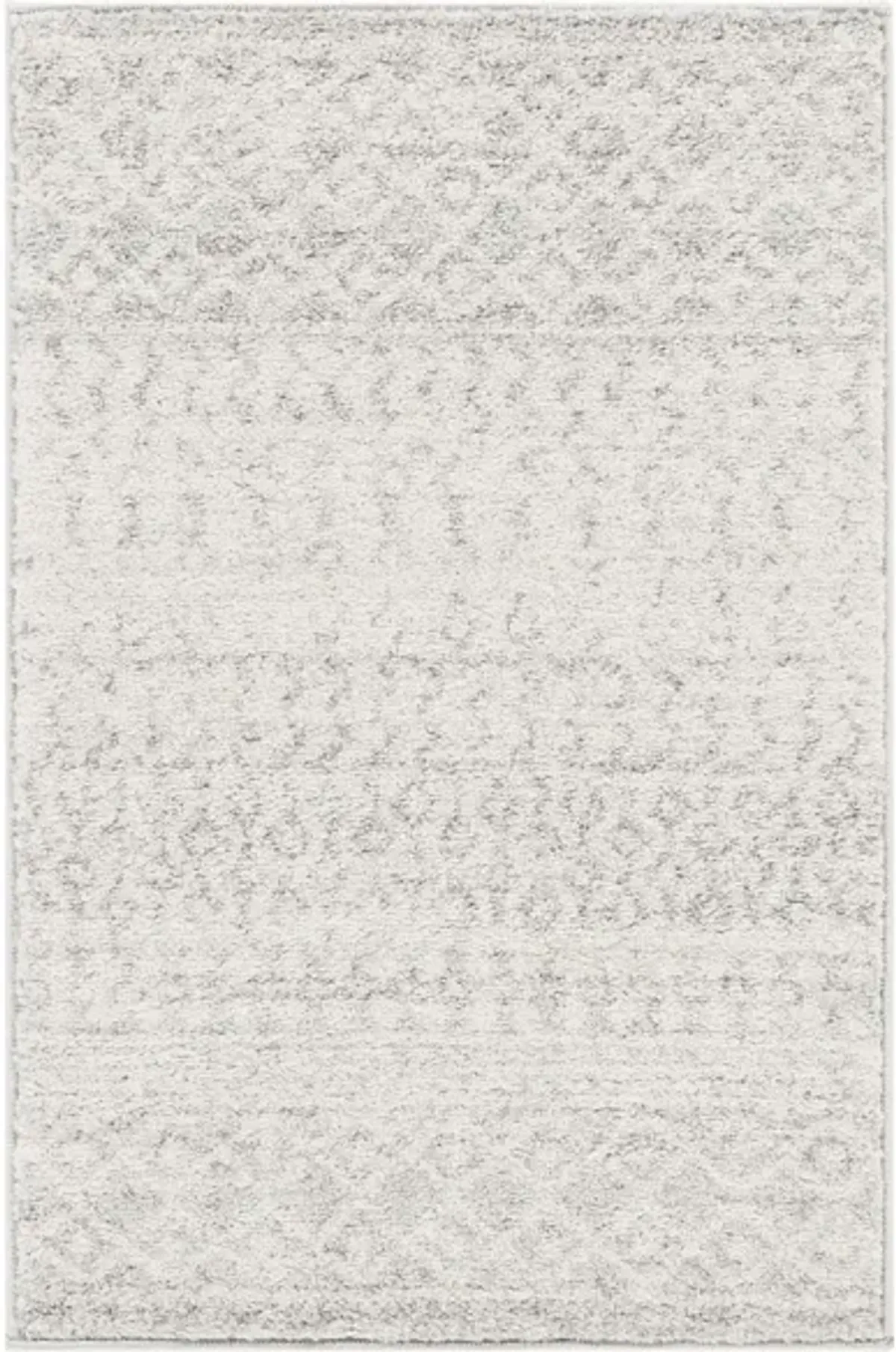 Elaziz Area Rug in Light Gray, Medium Gray, White by Surya