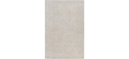 Gavic Rug in Silver Gray, Beige, Charcoal by Surya