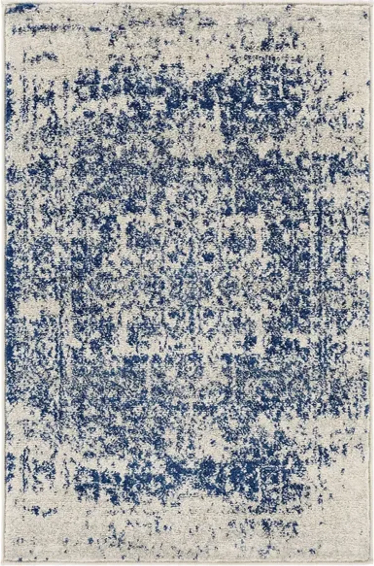 Harput Rug in Dark Blue, Light Gray, Beige by Surya