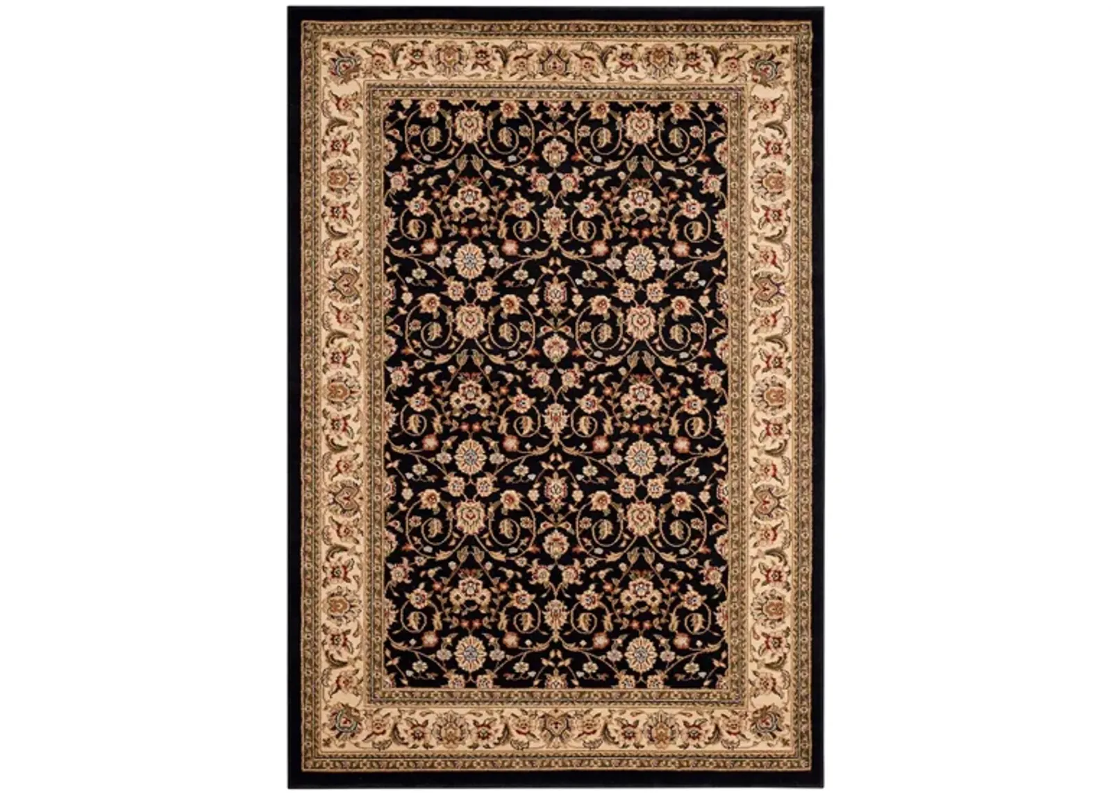 Dorset Area Rug in Black / Ivory by Safavieh