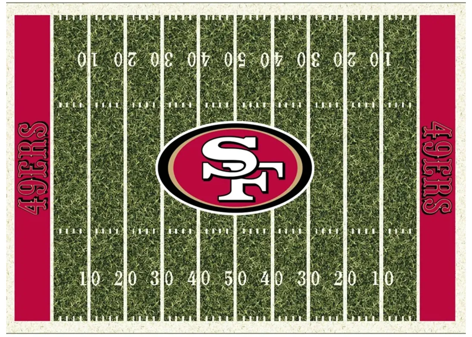 NFL Homefield Rug in San Francisco 49ers by Imperial International