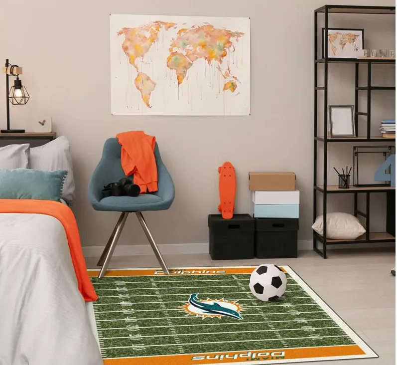 NFL Homefield Rug in Miami Dolphins by Imperial International