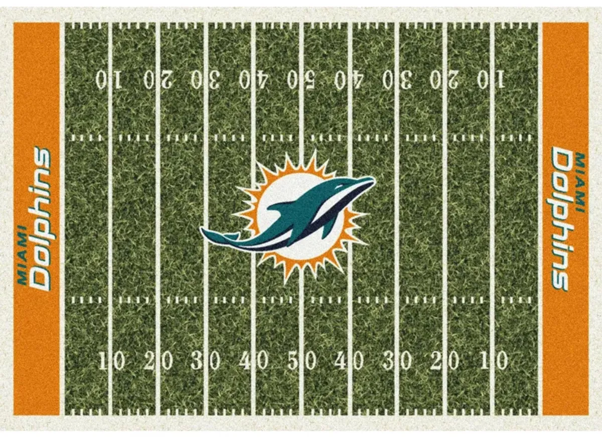 NFL Homefield Rug in Miami Dolphins by Imperial International