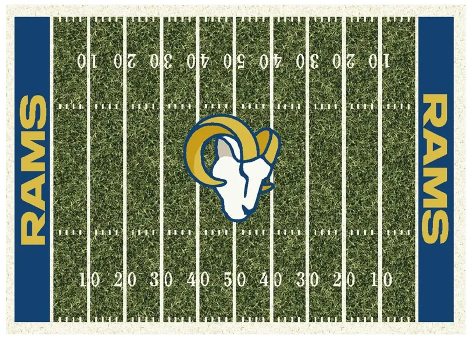 NFL Homefield Rug in Los Angeles Rams by Imperial International