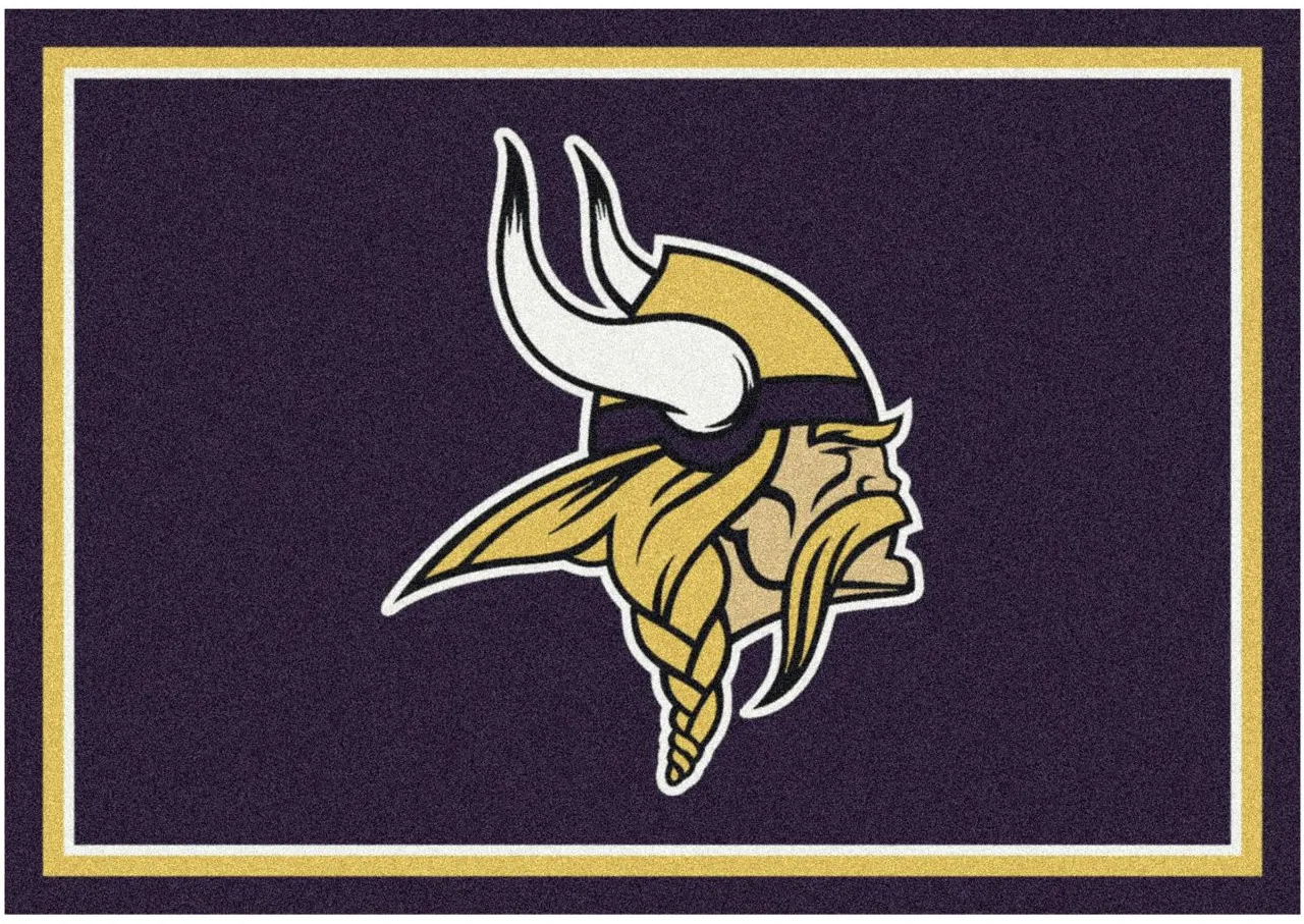 NFL Spirit Rug in Minnesota Vikings by Imperial International