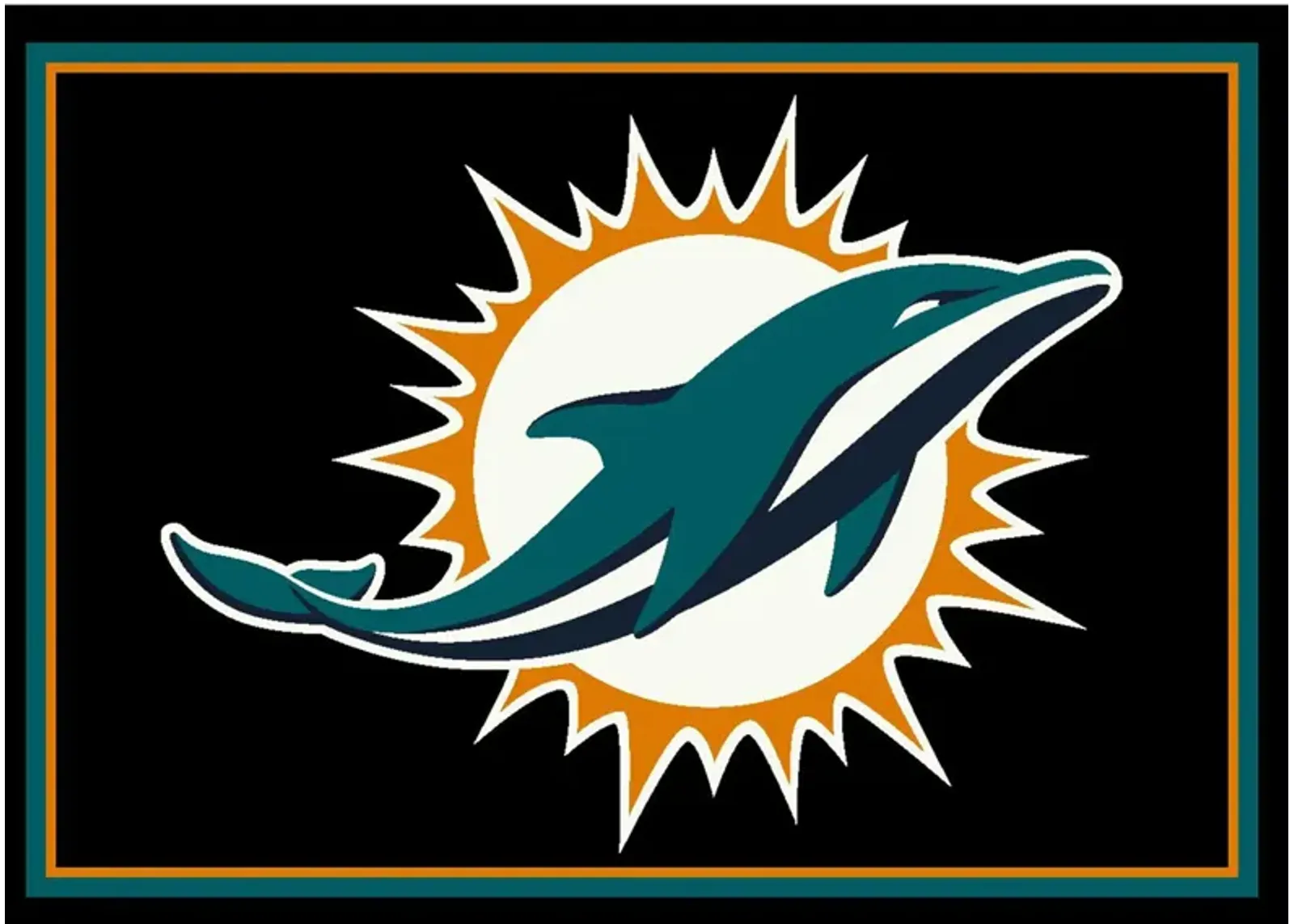 NFL Spirit Rug in Miami Dolphins by Imperial International