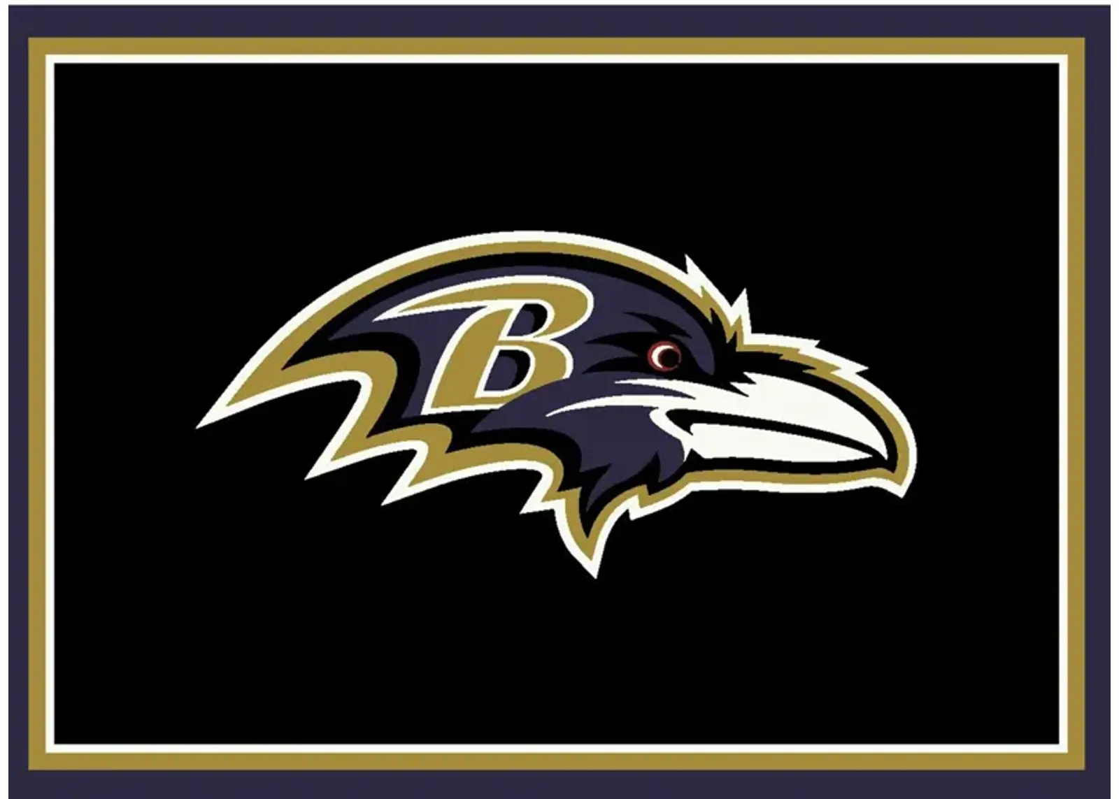 NFL Spirit Rug in Baltimore Ravens by Imperial International