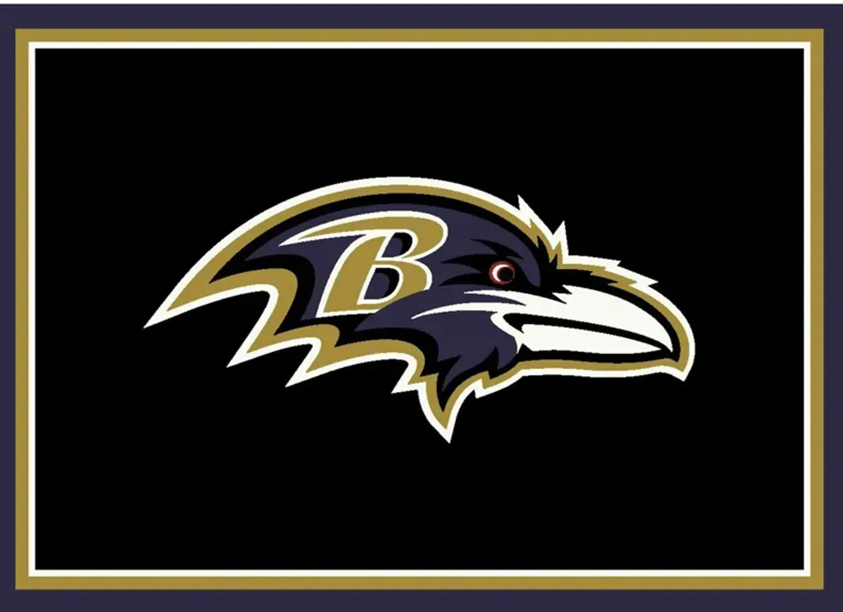 NFL Spirit Rug in Baltimore Ravens by Imperial International