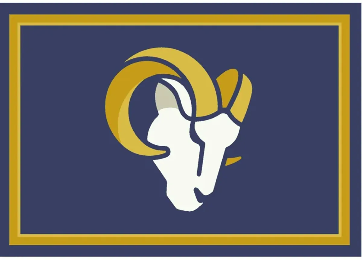 NFL Spirit Rug in Los Angeles Rams by Imperial International