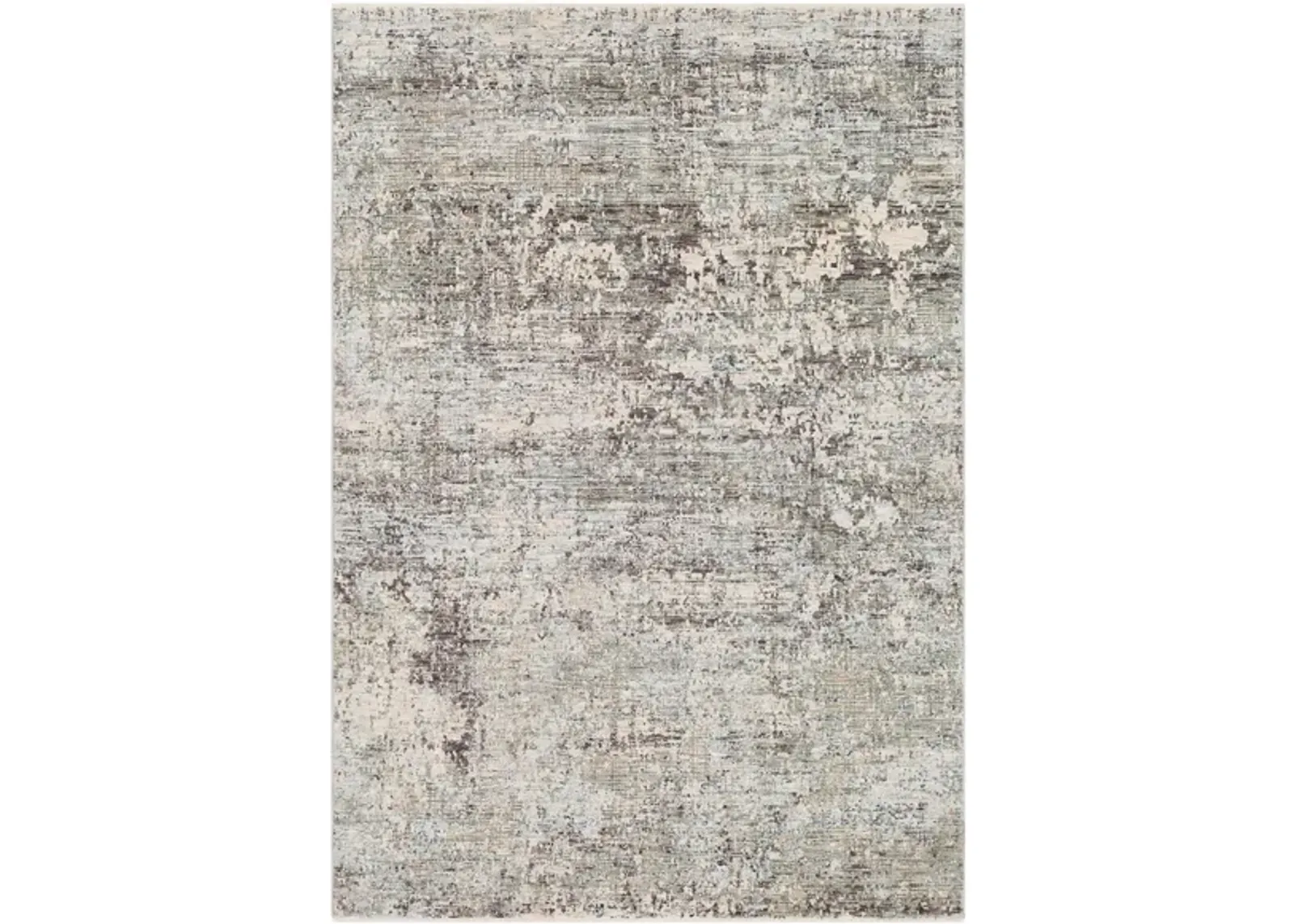 Presidential Pyrite Rug in Pale Blue, Medium Gray, Butter, Charcoal, Ivory, Bright Blue, Lime, Peach, Burnt Orange by Surya