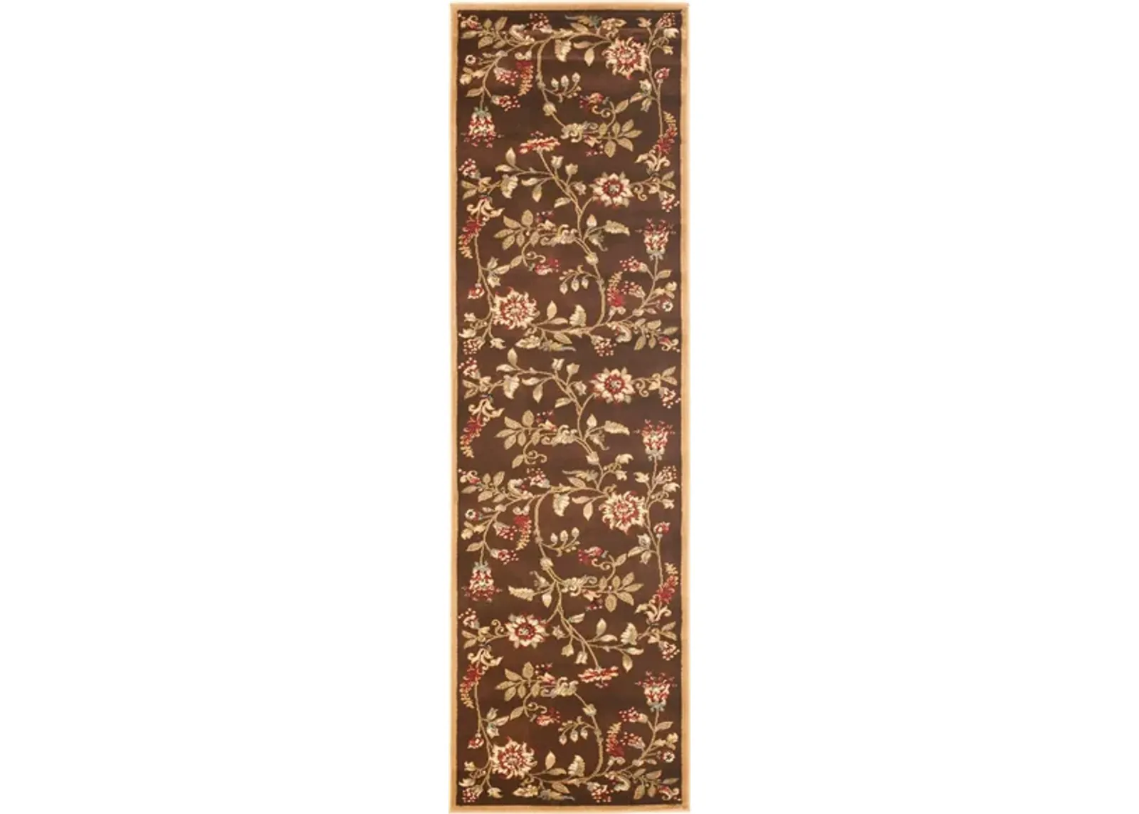 Abernethy Runner Rug in Brown / Multi by Safavieh