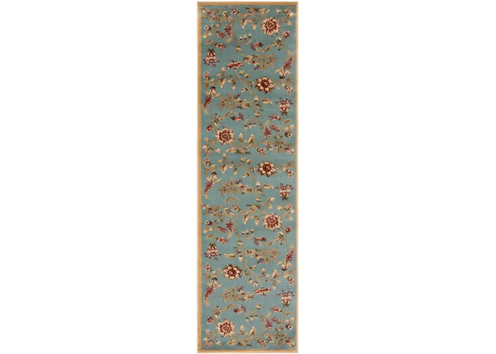 Abernethy Runner Rug in Blue / Multi by Safavieh