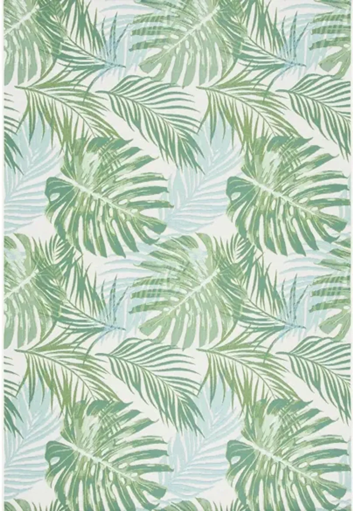 Barbados Cove Indoor/Outdoor Area Rug in Green / Teal by Safavieh