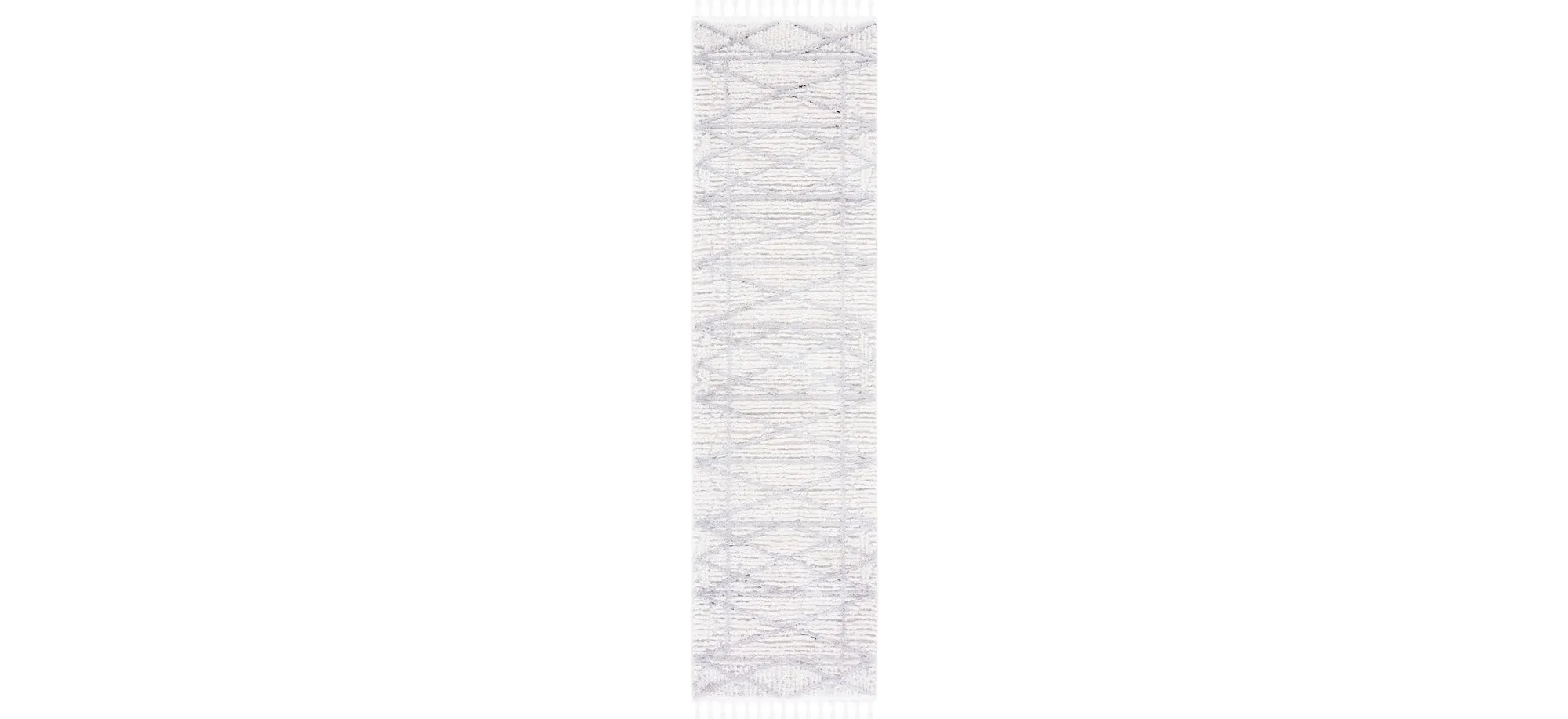 Marrakesh Runner Rug in Gray / Ivory by Safavieh