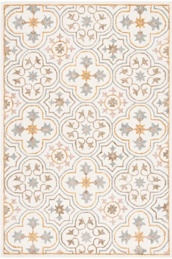 Hololive Area Rug in Ivory & Gray by Safavieh